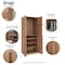 Manhattan Comfort Lee Wardrobe Closet 3.0 in Golden Brown, 3PK 3-WC003-GB - alternate 6